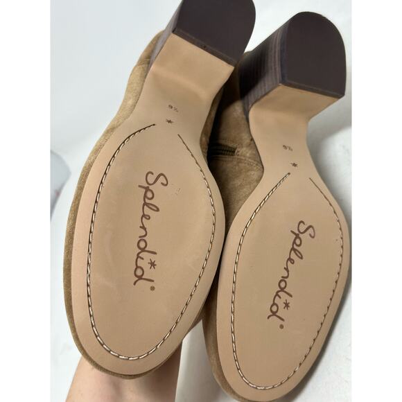 Splendid Hespera light brown suede booties size 9.5 - Picture 3 of 15